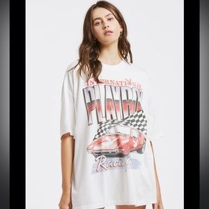 Playboy x Pacsun oversized Racing T shirt